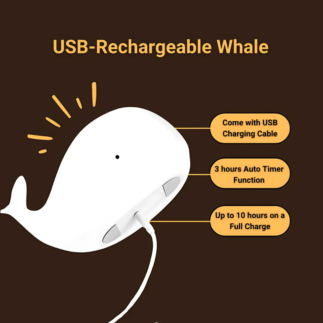 Whale Night Light Lumezaar