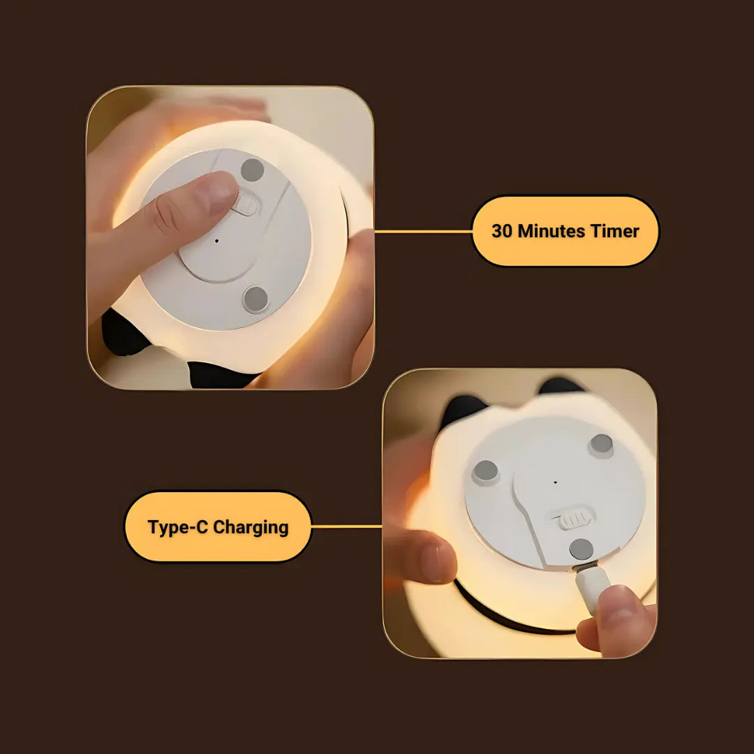Panda Night Light Lumezaar