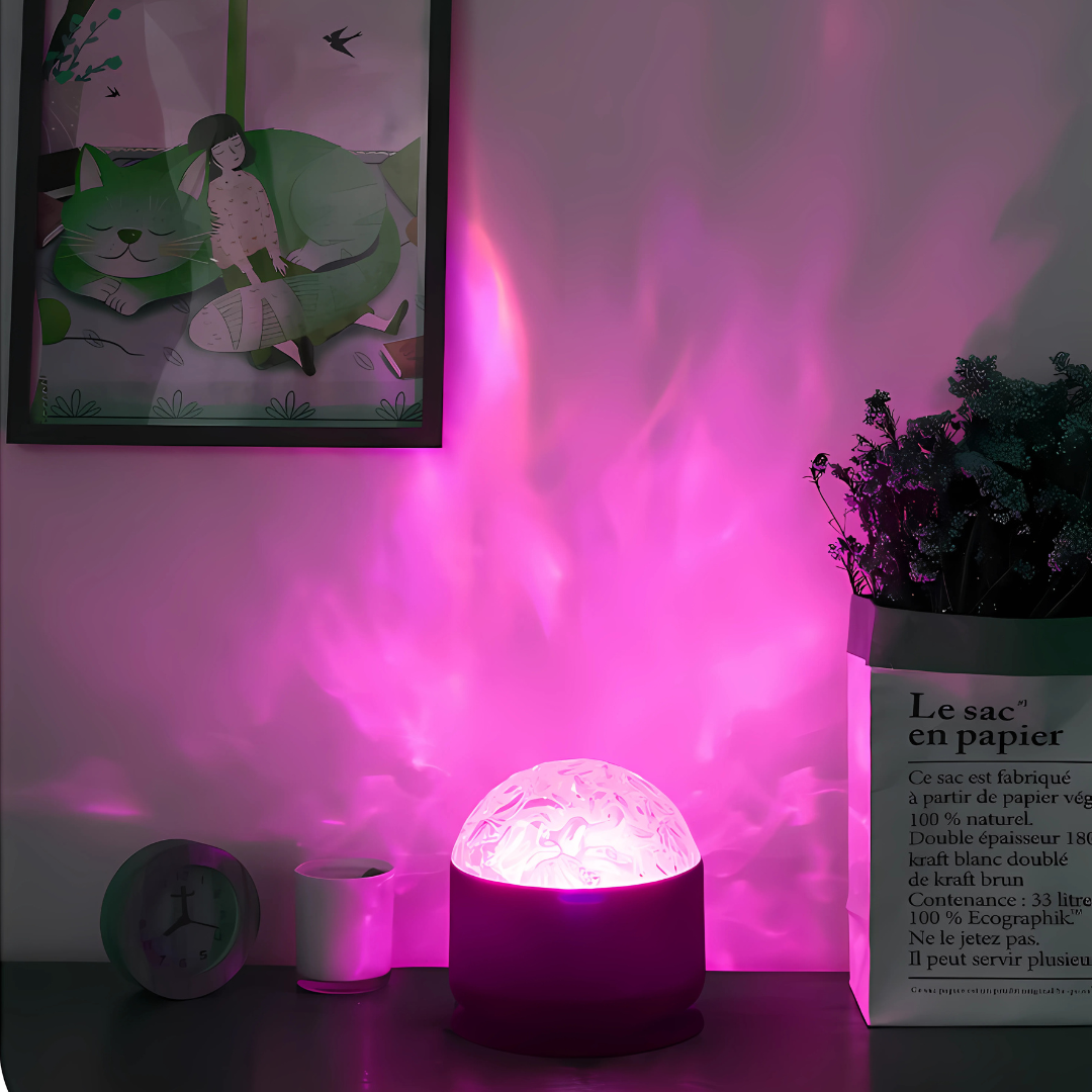 16-Color Galaxy Water Ripple Light