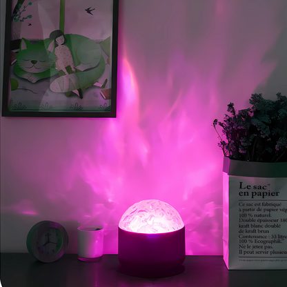 16-Color Galaxy Water Ripple Light
