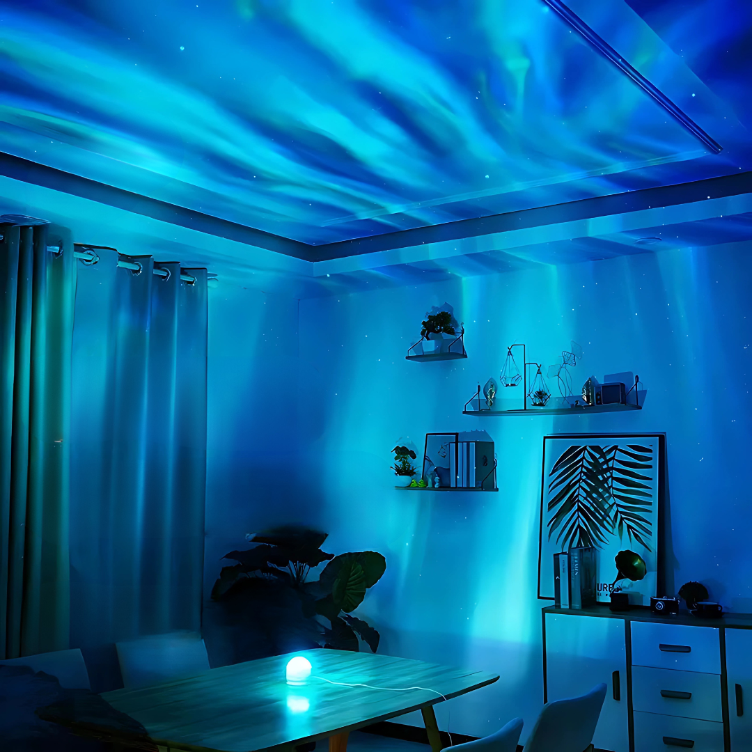 16-Color Galaxy Water Ripple Light