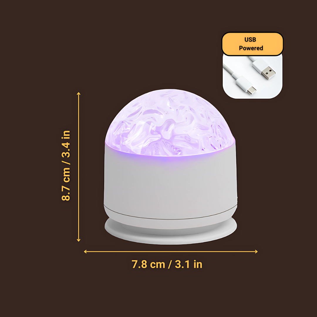16-Color Galaxy Water Ripple Light