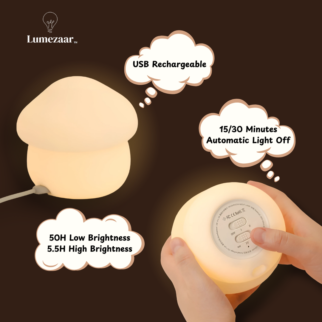 Cozy Mushroom Night Light